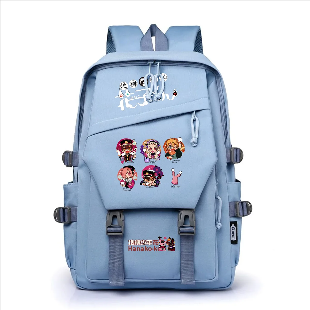 sacs à dos décontractés pour étudiants, sacs à livres pour filles, sacs à dos pour ordinateur portable, sacs à bandoulière, motif dessin animé anime toilet-bound hanako-kun