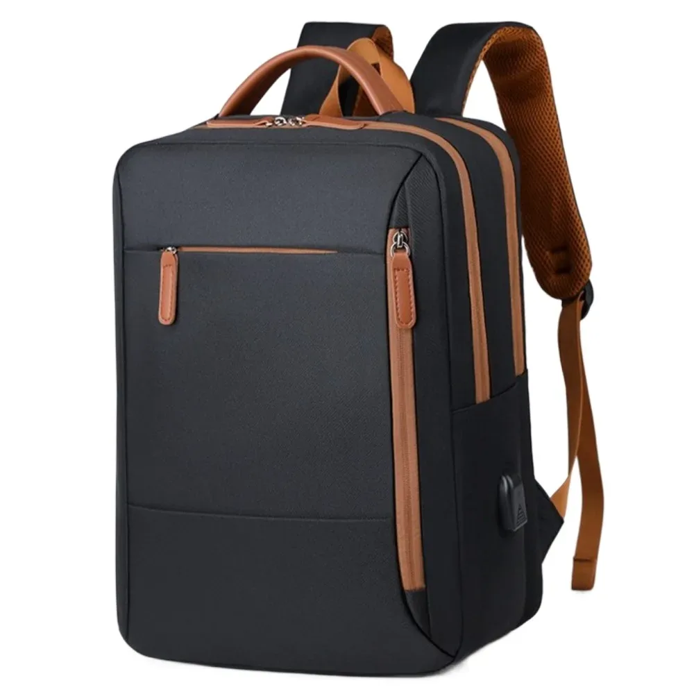 sac à dos oxford pour ordinateur portable, résistant à l'usure, multi-couches, sac d'école pour étudiants, grande capacité avec sangle de bagage, sac à dos d'affaires, voyage