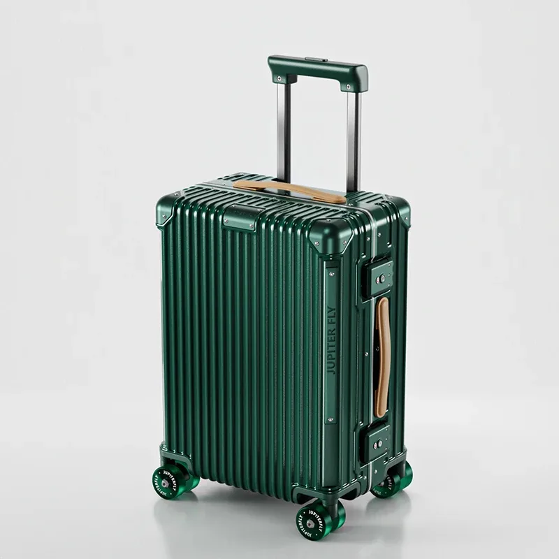 valise cabine 18/20 pouces avec cadre en aluminium, valise de voyage à grande capacité 28 pouces en pc, valise à roulettes avec serrure tsa
