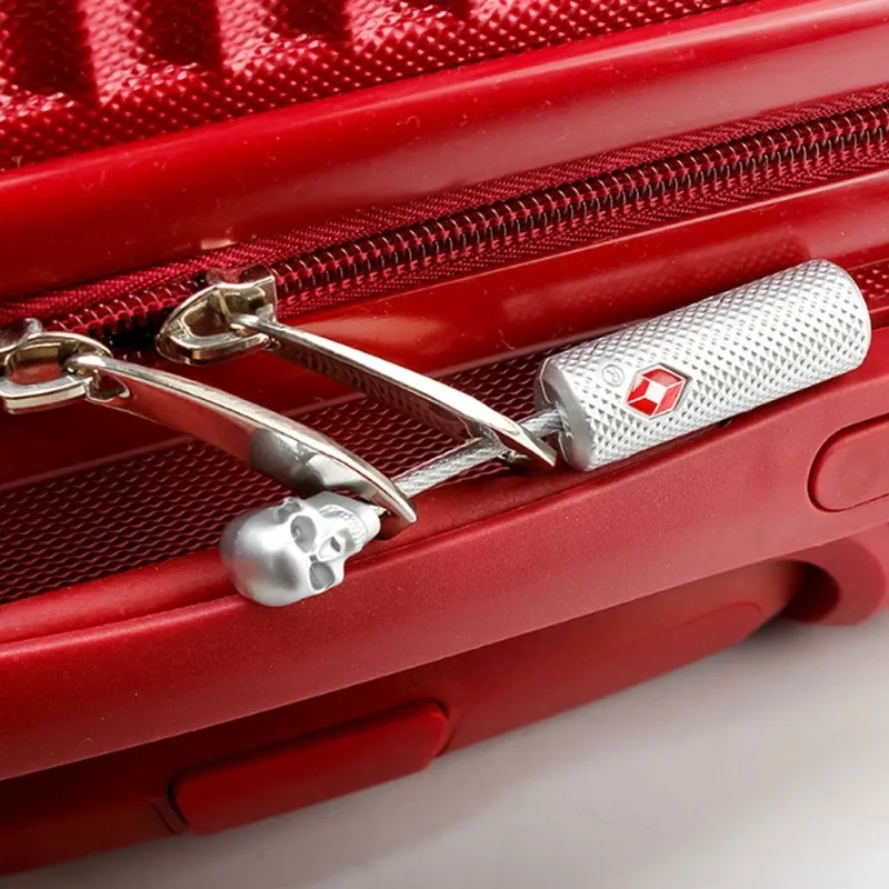 tsa-cadenas de voyage pour bagages et valise, serrure sécurisée avec clé, 2 couleurs
