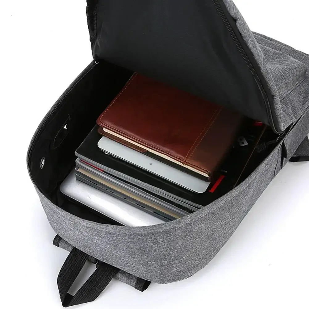 sac à dos minimaliste décontracté, grande capacité, multi-compartiments, voyage, tendance, cartable pour étudiant, sac d'ordinateur, sac d'affaires