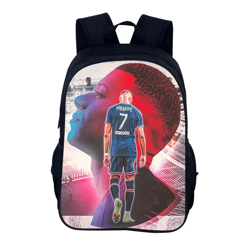 sac à dos de sport de football m-mbappes, sac d'école pour garçons et filles, sac à dos de sport pour joueur d'étoiles, sacs de livres pour le meilleur cadeau