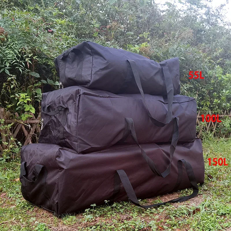 150L 100L 55L sac à main de voyage sac de Sport en plein air hommes noir grande capacité Fitness week-end nuit sacs de Sport imperméables X411D