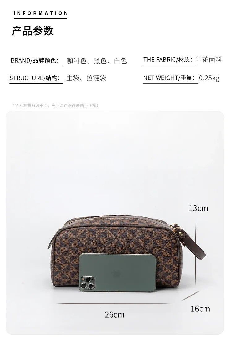 sacs à cosmétiques de luxe, sac à maquillage pour femmes, sac de toilette à double fermeture éclair, sac de toilette suspendu pour la salle de bain, sac de toilette multifonctionnel pour les voyages