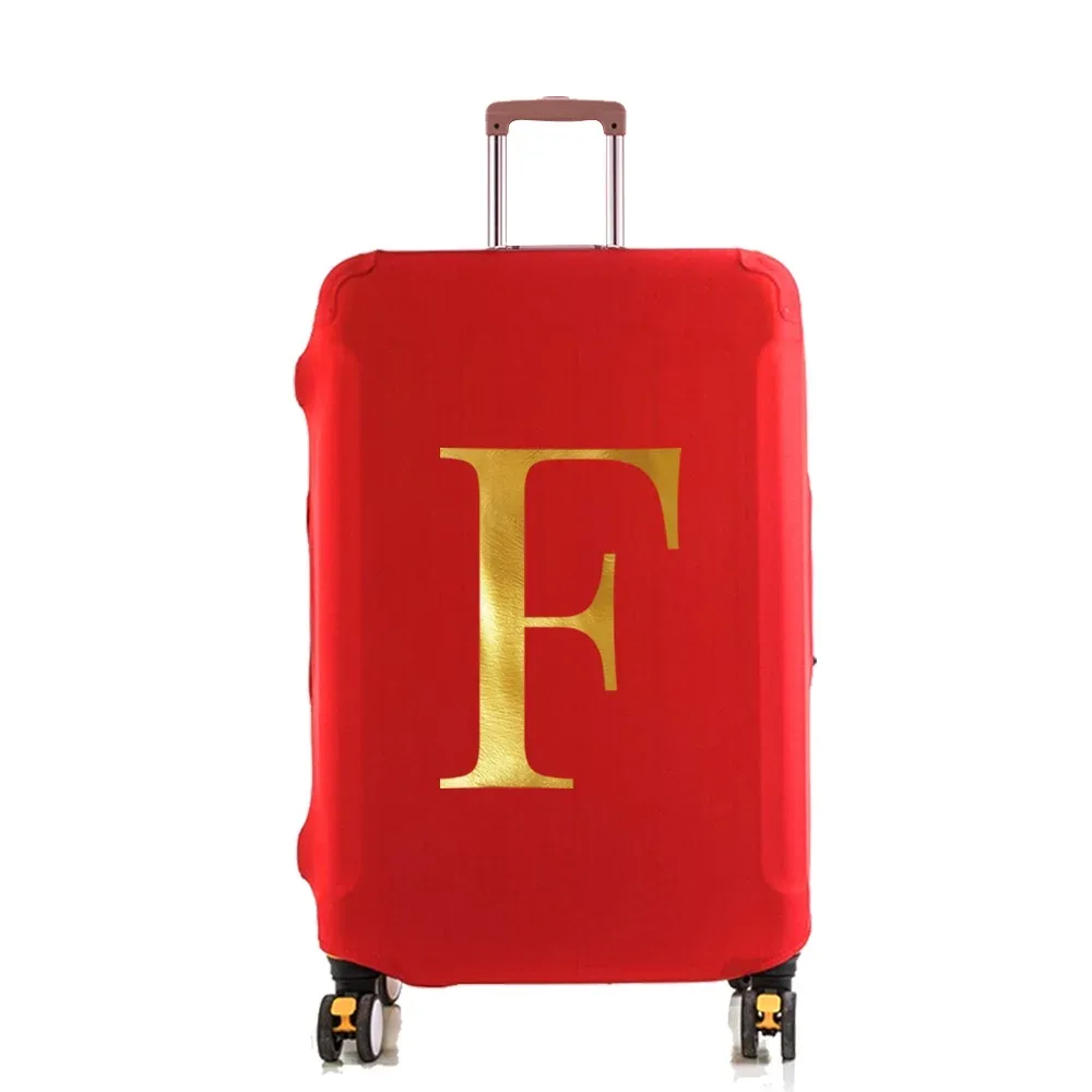 housse de protection élastique pour valise, housse anti-poussière tendance pour bagages à roulettes de 18 à 28 pouces, avec impression de nom, accessoires de voyage