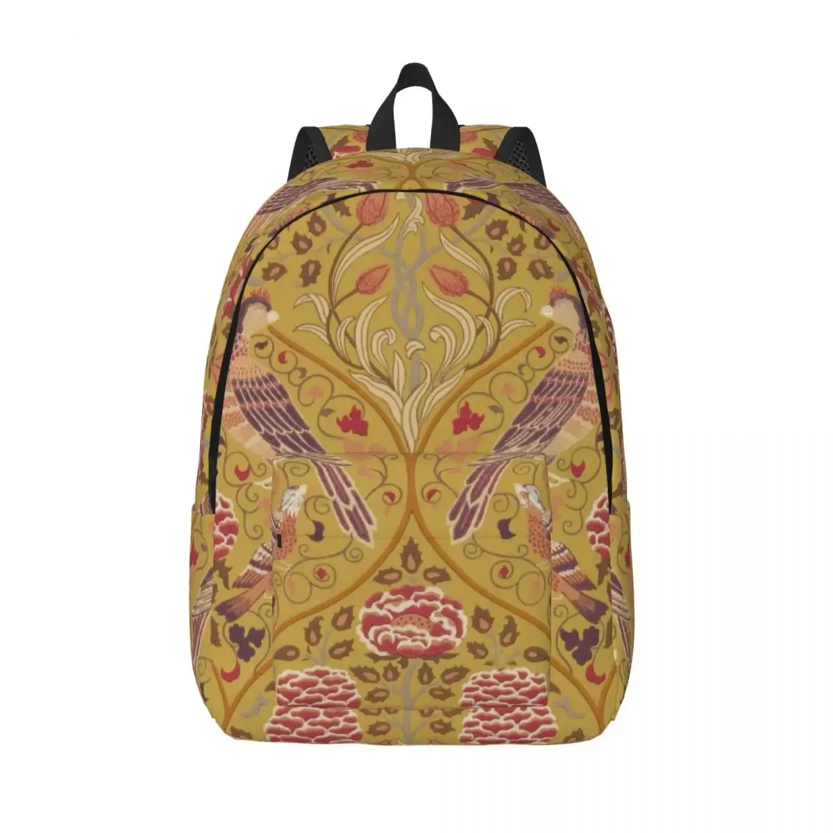 sac à dos en toile avec arbre de vie personnalisé par william instability, textile floral, école universitaire, sacs de voyage, cartable pour ordinateur portable 15"