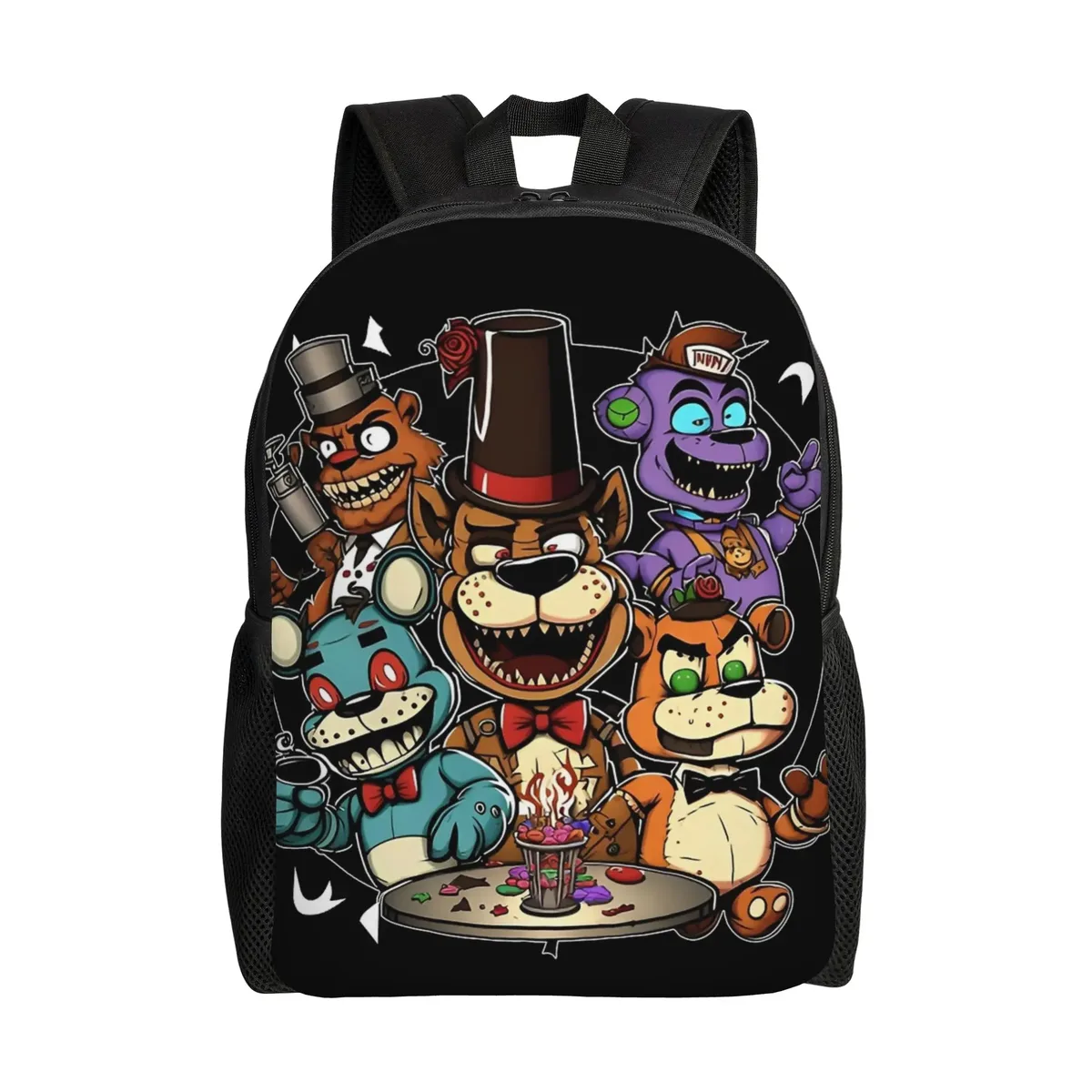 sac à dos foxy fnaf it's me cool, cadeau pour le lycée, la randonnée, les voyages, sac à dos de jeu freddy pour hommes et femmes, sacs en toile pour l'université