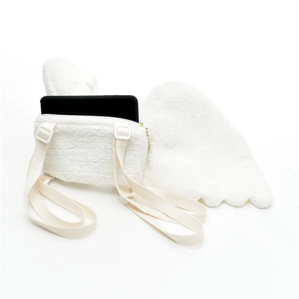 nouveau bretelles réglables ailes d'ange sac à dos polyester fermeture éclair lolita sac à dos couleur blanche sac à dos jk uniforme