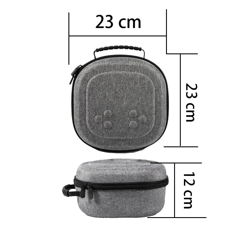 étui de protection rigide eva meta quest 3s, sac de rangement pour casque vr et accessoires, sac d'organisation pour accessoires de casque vr