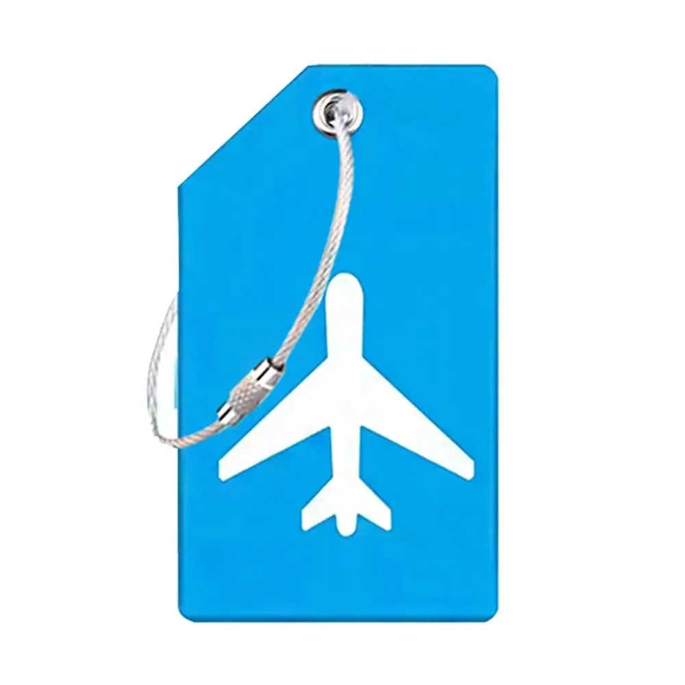 étiquettes de bagage de voyage réutilisables, valise attro, bagage de vacances, identification d'avion avec cordes, identification du sac, infraction