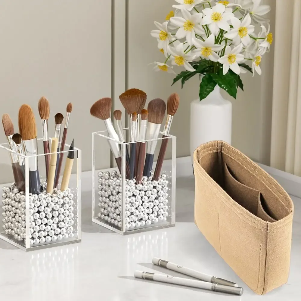 organisateur de sac à main en feutre, insert de rangement interne, sac de support portable pour evelyne 16/29/33