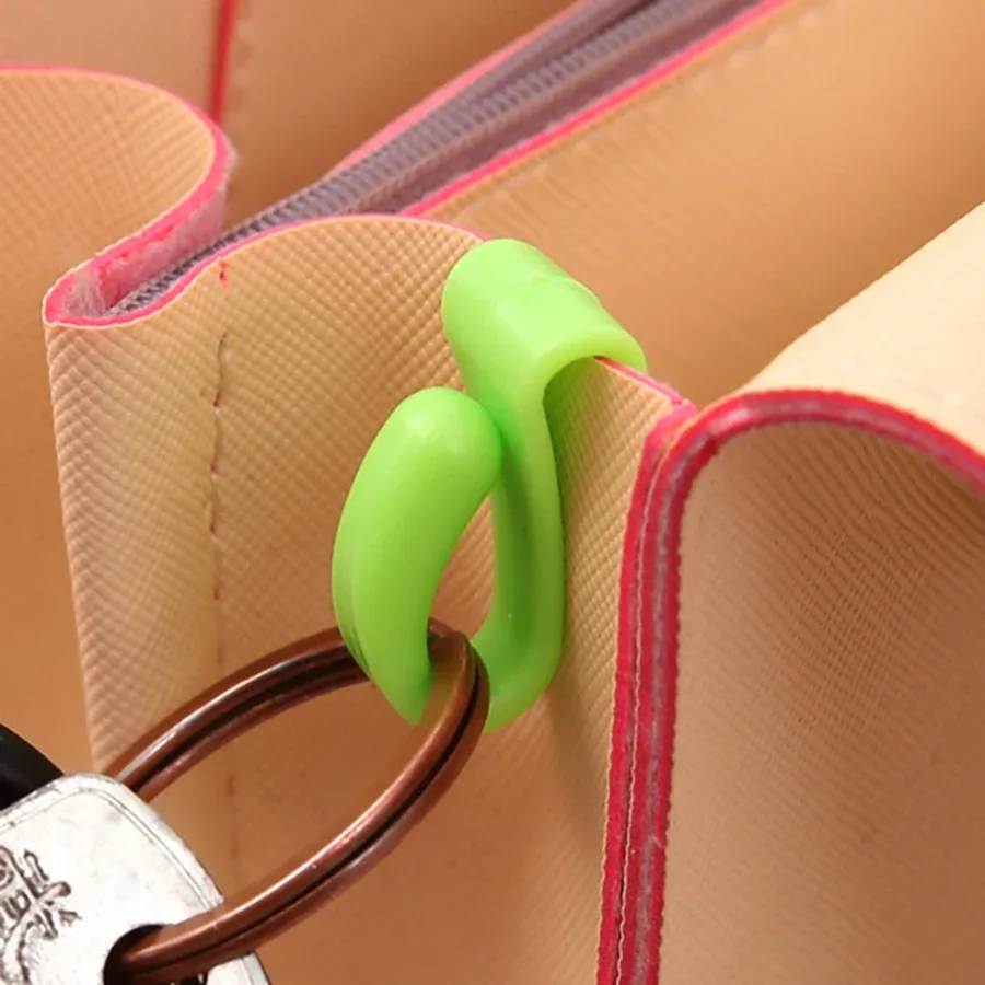 crochets de sac muraux-organisateurs de clés en plastique faciles à installer pour sacs à main, empêchent les clés perdues, durables et légers, polyvalents s