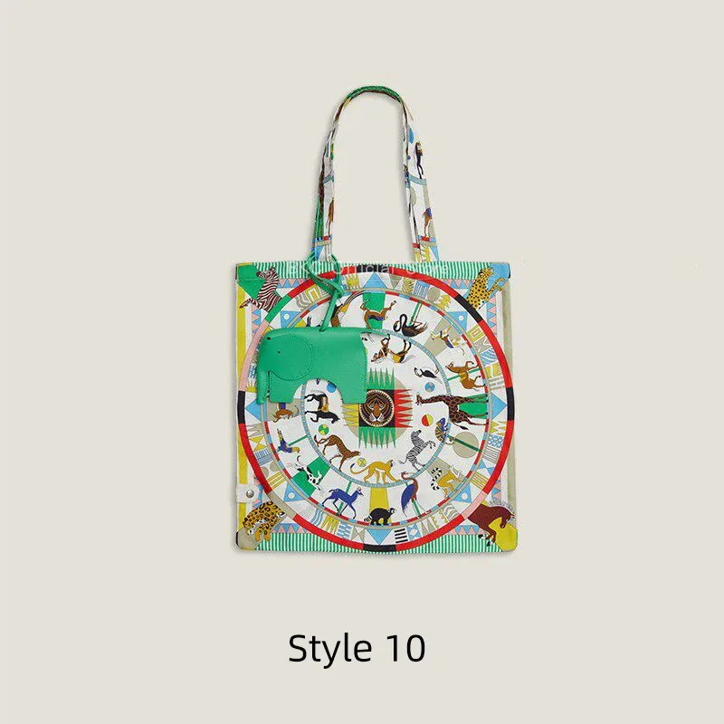 breloque de sac éléphant en peau de mouton avec pochette de rangement en soie, ornement décoratif 2-en-1 et organisateur pratique, accessoire en cuir