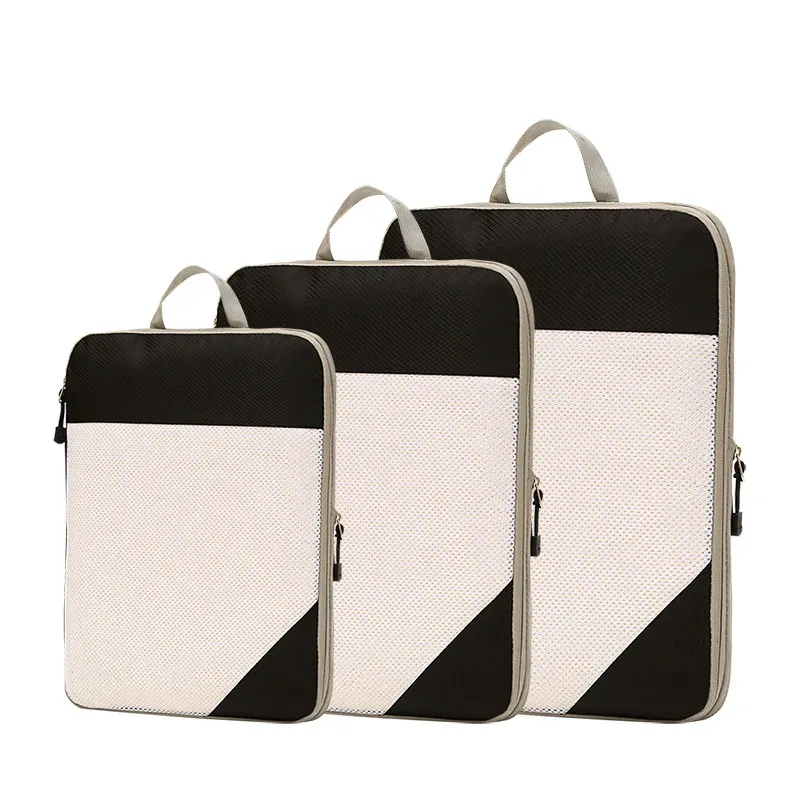 sac de rangement de voyage pour placard, bagages de voyage pour vêtements, chaussures, articles de toilette, cosmétiques, cubes d'emballage anti-poussière, sac de compression