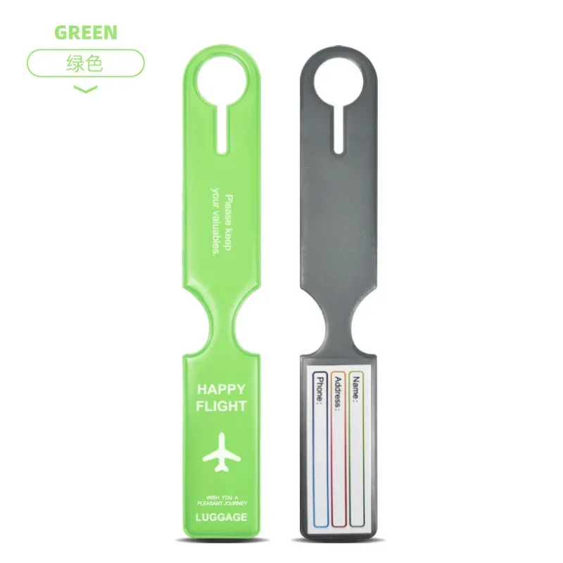étiquettes de bagage de voyage, housses de protection pour étiquettes d'identification de valise, porte-étiquettes de bagage, étiquettes d'embarquement, étiquettes portables, accessoires de voyage tendance