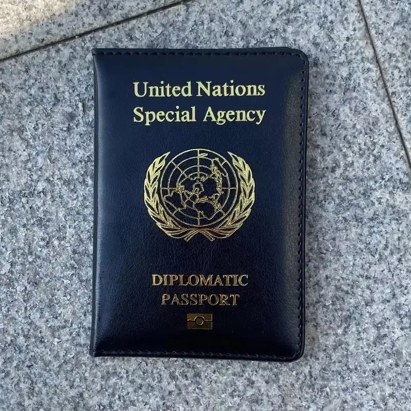 couverture de passeport diplomatique pour femmes, étui mignon à la mode pour passeport, documents de voyage, organisateur de passeport, étui de protection en cuir pu