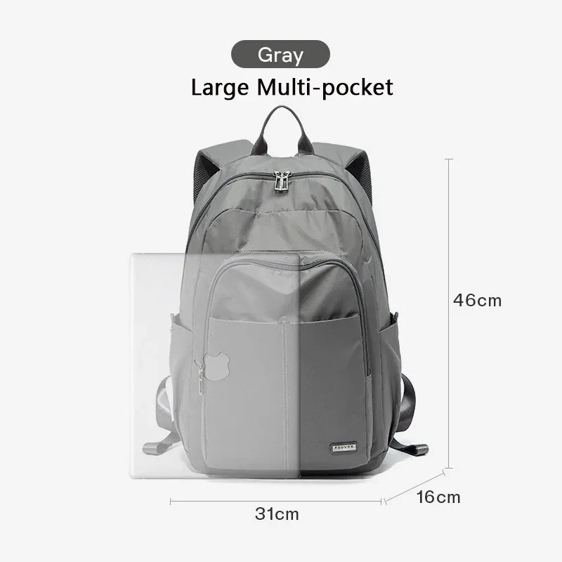 sac à dos unisexe fouvor pour l'extérieur, grande capacité, léger, simple, pour les voyages, l'école, les sports, les jeunes adolescents 2961-21
