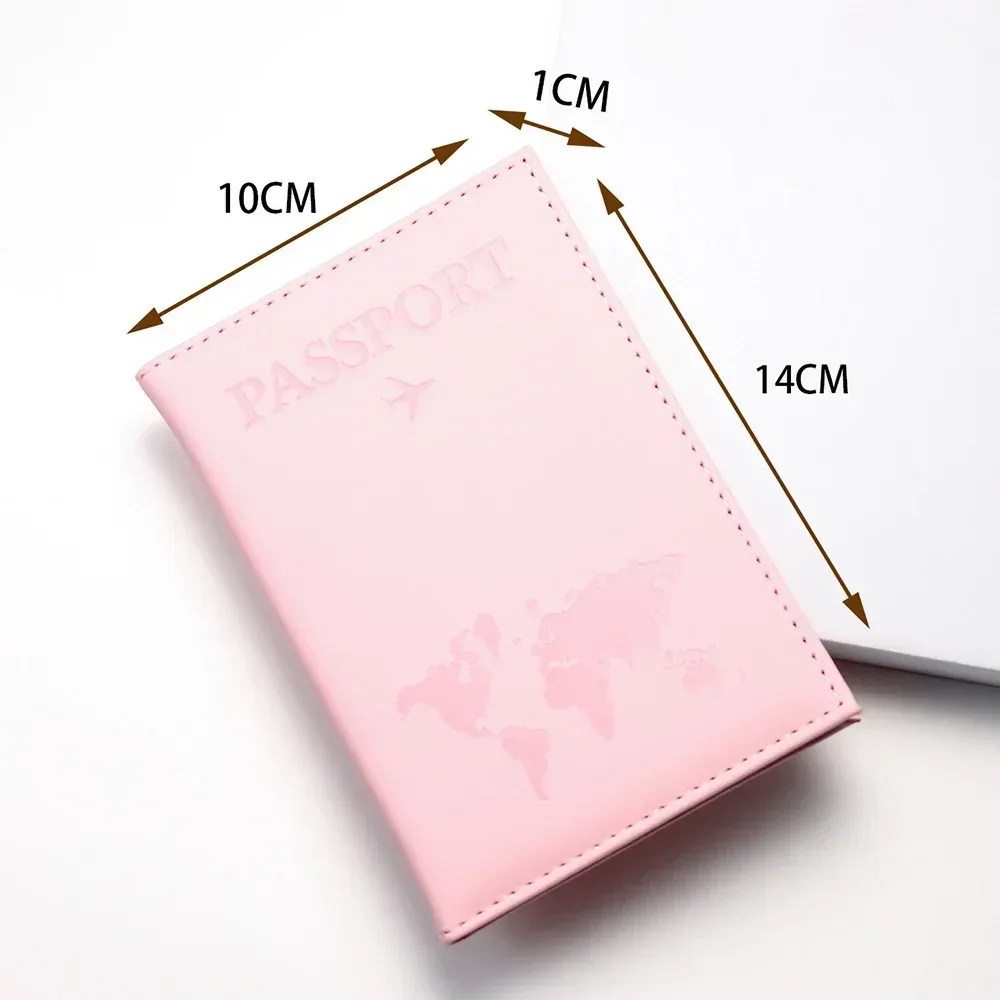 couverture de passeport pour couple amoureux, étui d'avion simple, portefeuille en pu pour femmes et hommes, porte-passeport de voyage de mariage, cadeau de mariage à la mode