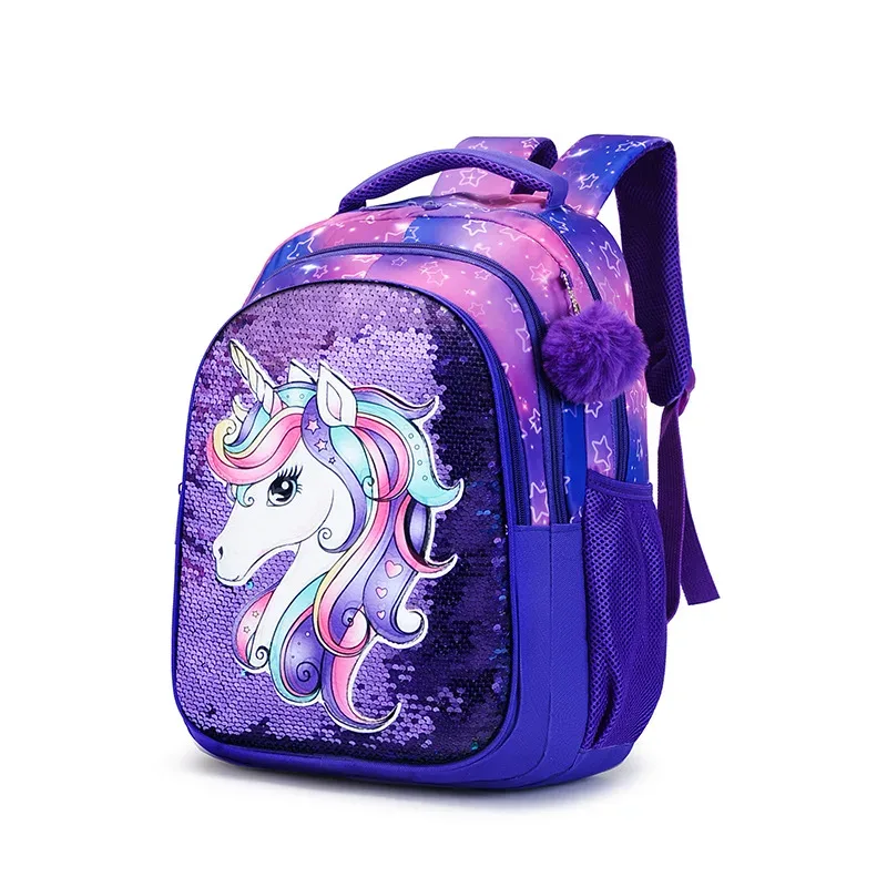 ensemble de sacs à dos pour filles, style princesse, léger, 3 pièces, avec boîte à lunch et trousse à crayons pour enfants filles