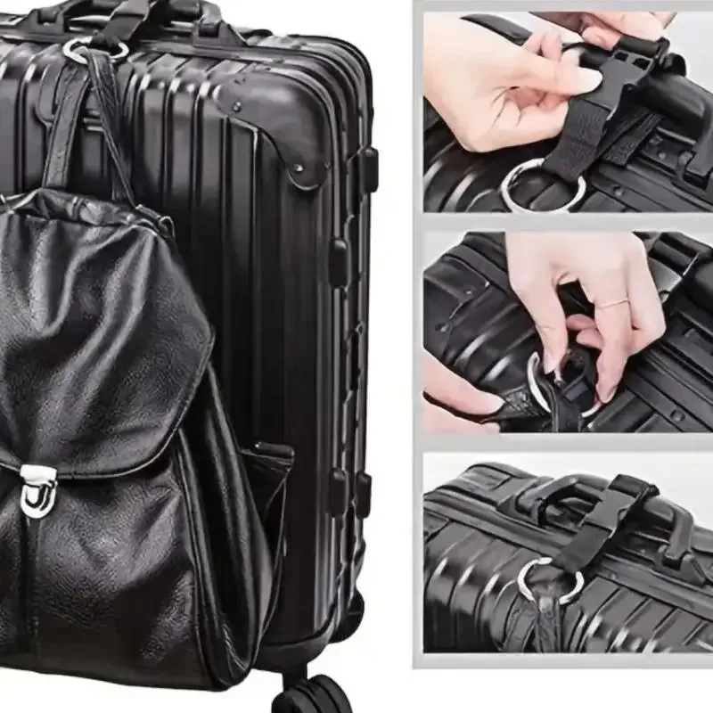 sangle de bagage portable multifonction réglable, accessoires de voyage li, sangles de sécurité antivol pour l'organisation des bagages