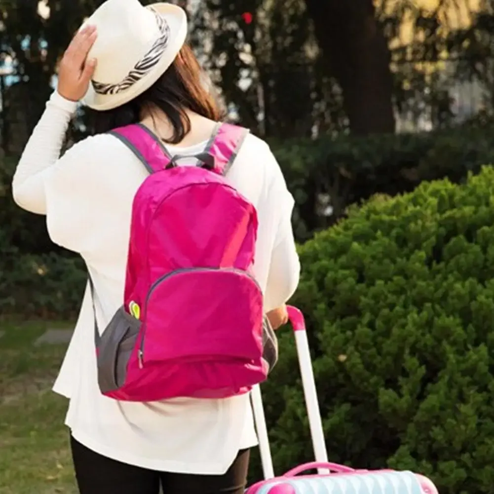 sac à dos pliable pour la montagne, en nylon ultraléger, imperméable, sac de voyage, grande capacité, pour le sport, la randonnée et le camping