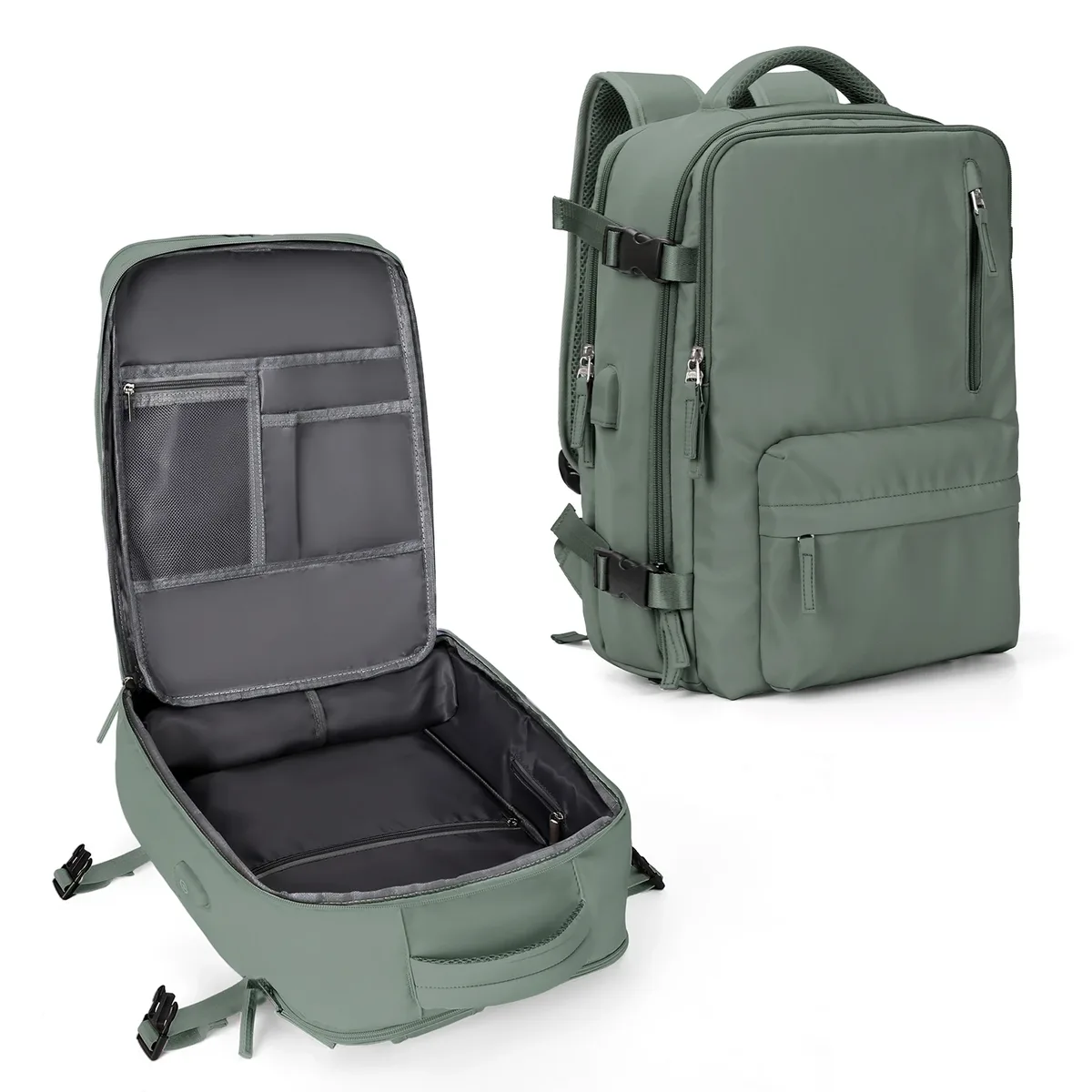 sac à dos de voyage, sac d'articles personnels pour vol approuvé, valise à main 35l, sac de week-end étanche pour hommes et femmes