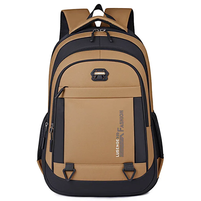 sac à dos léger de style coréen pour étudiants, sac à bandoulière double, sac de voyage pour femmes, couleur unie simple, style universitaire