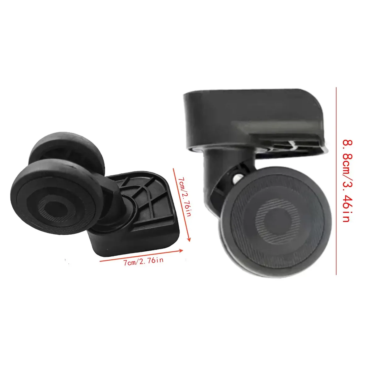 roues de remplacement pour bagages, roues de valise polyvalentes, roulettes pour valises