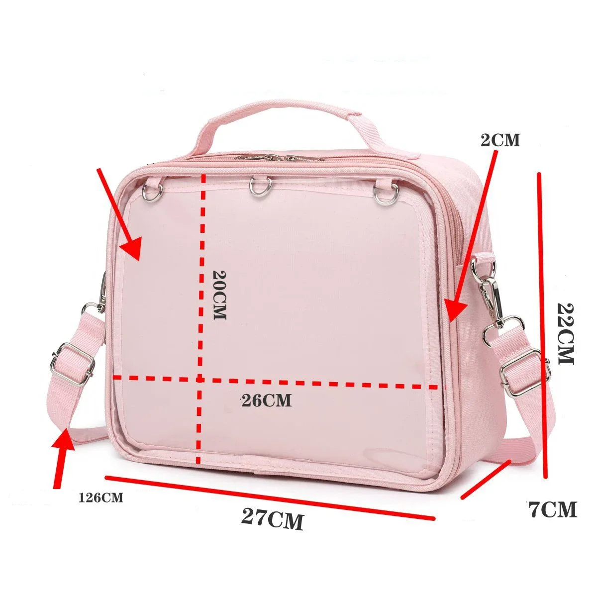 Sacs à dos transparents de style japonais Lolita pour filles, sacs à main JK pour femmes, boîte d'école mignonne pour étudiants, sacs initiés, étui de beauté