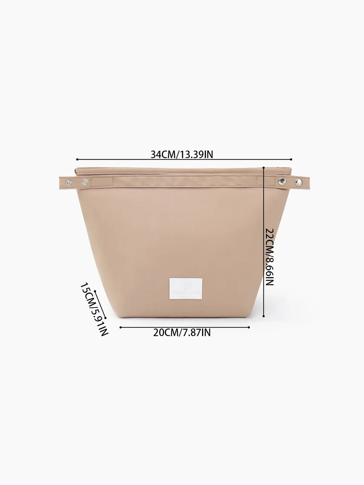 1pc nouveau sac fourre-tout pour boîte à lunch, sac isotherme imperméable, portable, grande capacité, pour employés de bureau, boîte à lunch pour étudiants, sac bento
