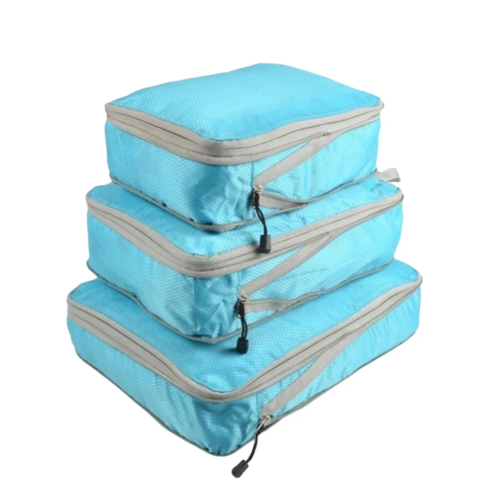 sacs de compression en nylon, organisateurs de vêtements imperméables et peu encombrants, extensibles et pliables, pochettes de tri pour vêtements, camping