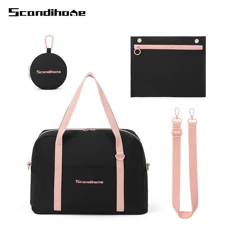 sac de voyage de grande capacité, pliable et extensible, avec poignée pour bagage, sac à main pour les voyages courts