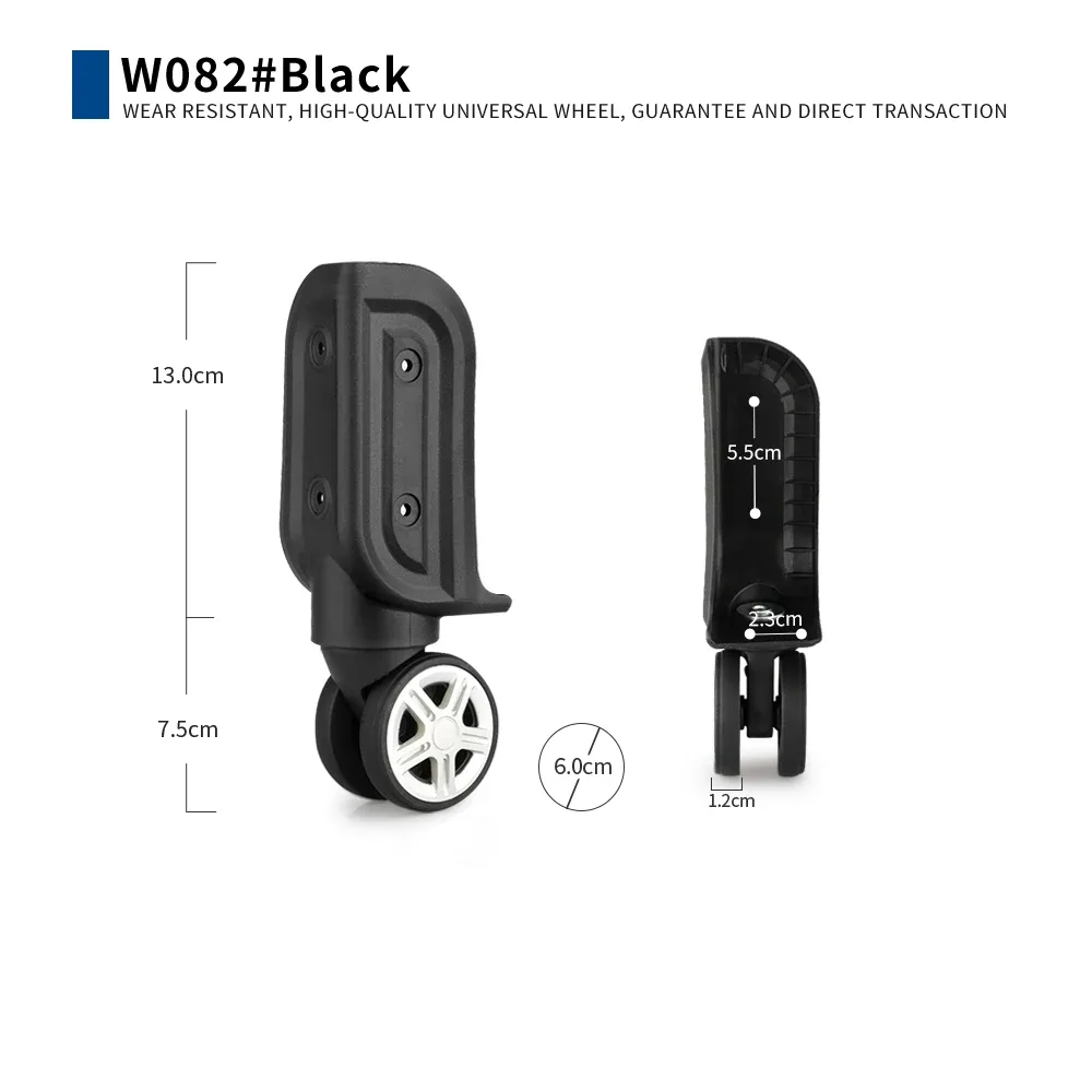 accessoires de réparation pour valises : roues universelles de remplacement pour trolley, roulettes silencieuses et résistantes à l'usure