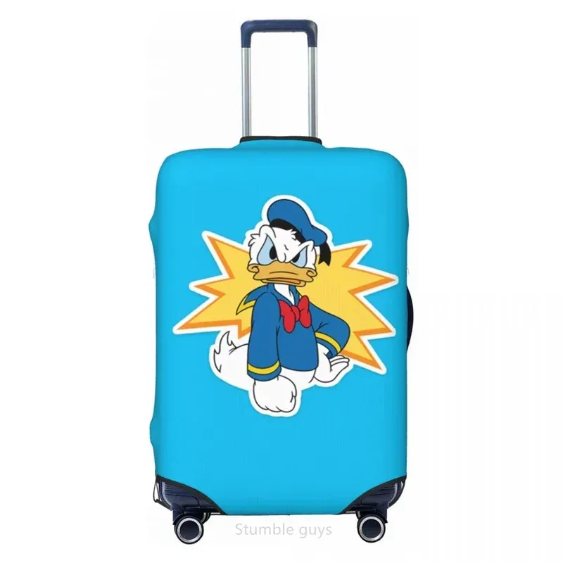 housse de protection extensible pour bagages de voyage, motif canard tendance, convient aux bagages de 18 à 32 pouces, anti-rayures, lavable