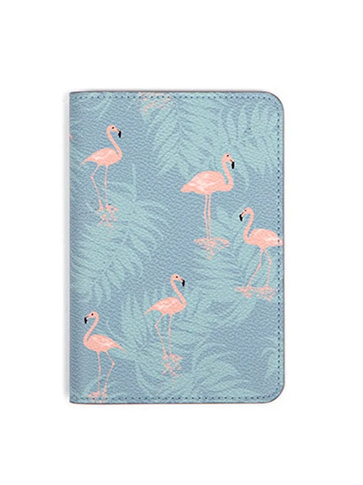 couverture de passeport de dessin animé, accessoires de voyage, mignon raton laveur renard flamant, porte-passeport, portefeuille, porte-carte de billet aérien, nouvelle collection