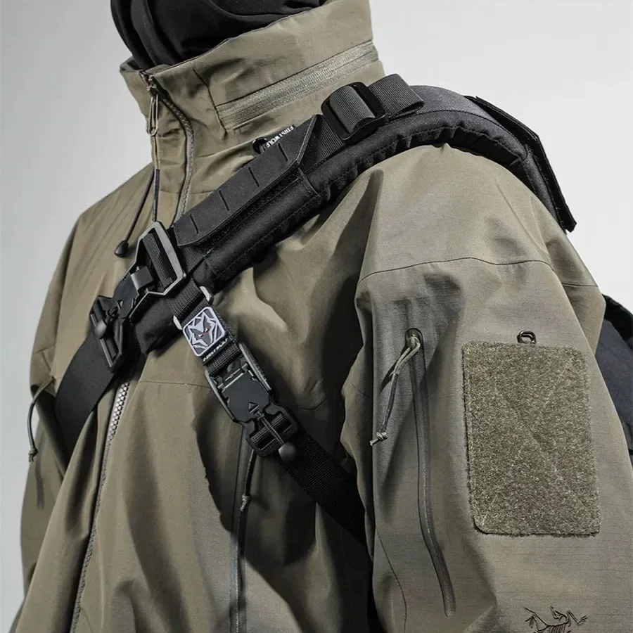 sac bandoulière multifonctionnel respirant et anti-pression, avec rembourrage d'épaule, accessoires tactiques pour sangle d'épaule