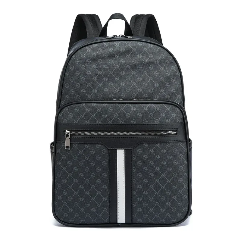 Mode hommes sac à dos de luxe Alligator cuir sac à dos hommes 14 pouces sacs à dos d'ordinateur portable mâle grande capacité sacs de voyage Softbacks