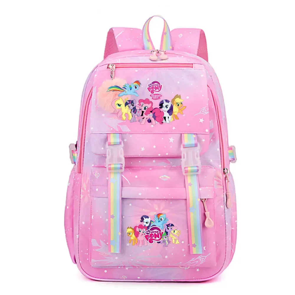 my little pony sac à dos imperméable de grande capacité pour femmes et filles, sac à dos léger pour l'école, sac à dos de voyage décontracté