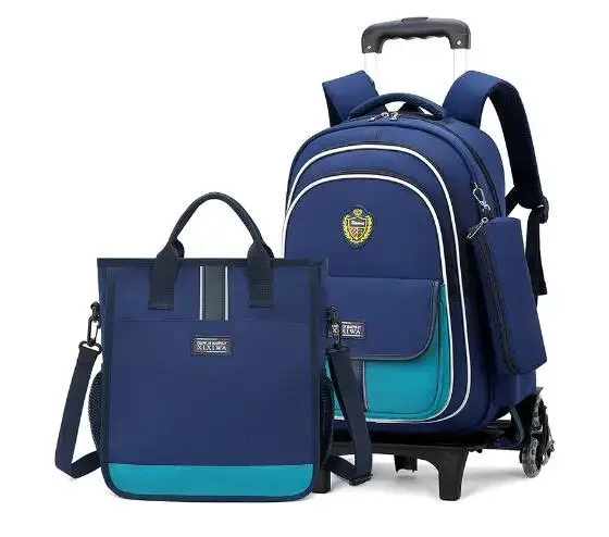 sac à dos à roulettes pour filles, sacs d'école à roulettes, bagage de voyage à main avec sac à main, sacs pour tout-petits
