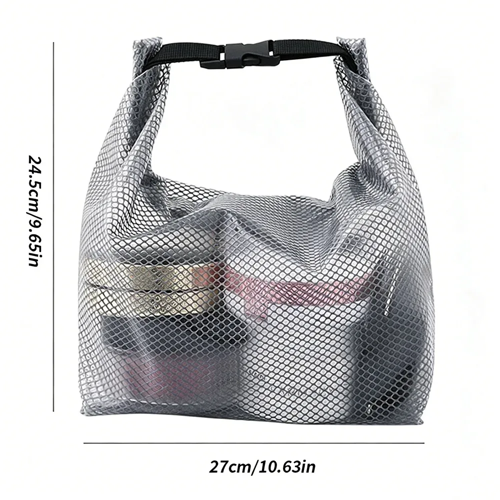 sac de rangement pliable imperméable avec cordon de serrage, grande capacité, pour le sport, la gym, la natation, les voyages, les articles de toilette