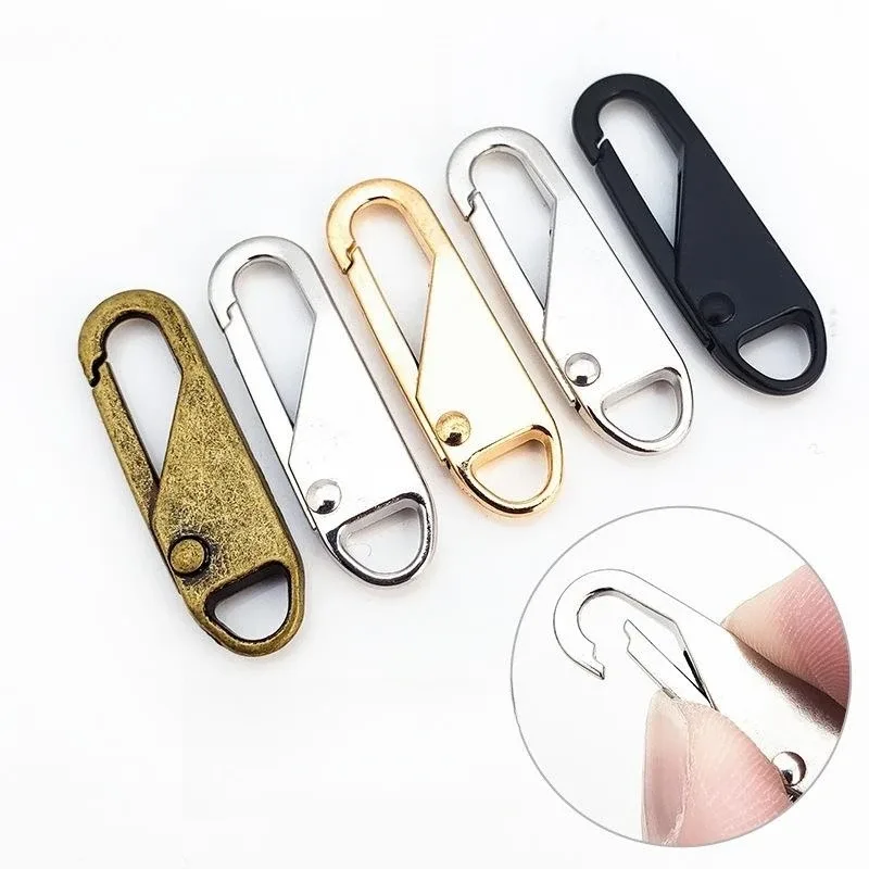 tête de fermeture éclair instantanée pour bricolage, extracteur de curseur de fermeture éclair, réparation de sac, remplacement de la mauvaise structure, sac de voyage, valise, artisanat de couture, 20-5 pièces