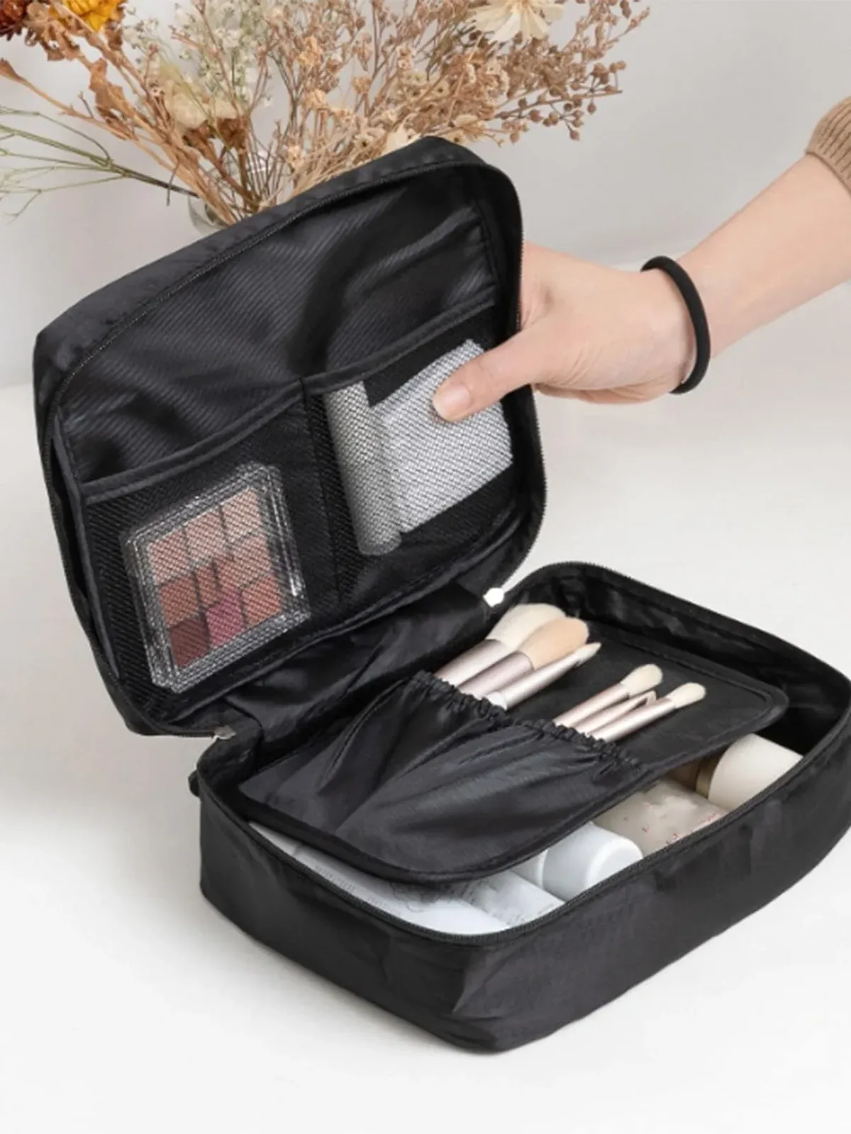 1PC-sac cosmétique de voyage multifonction femmes sac de maquillage cosmétique étanche organisateur de voyage étuis de maquillage de rangement féminin