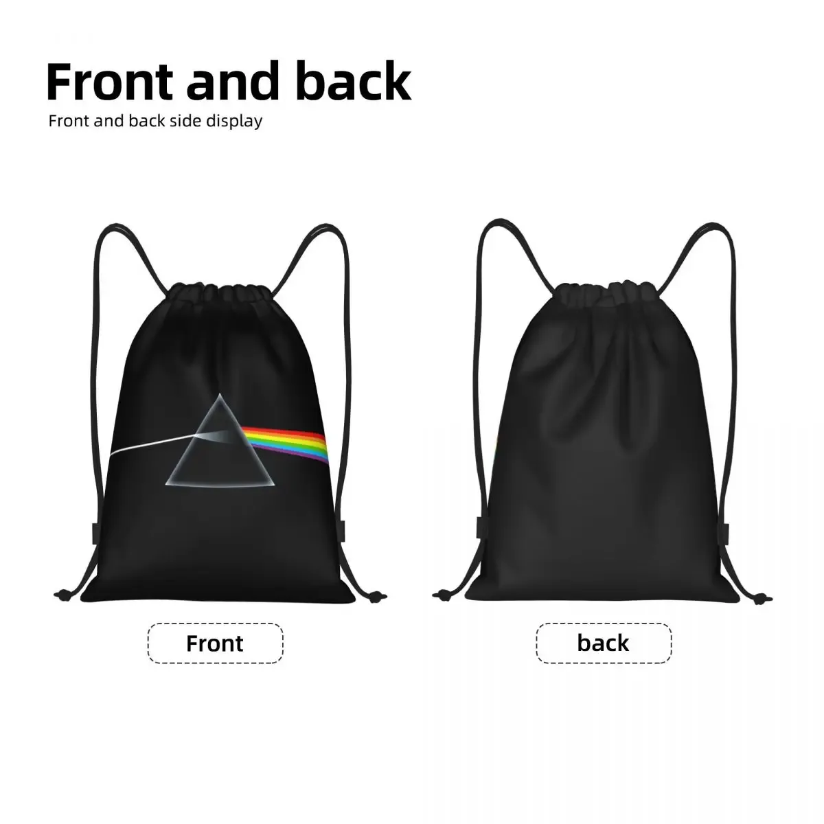 singer love pink band floyd sacs à dos décontractés avec cordon de serrage, sac de sport, sacs à livres pour voyage et école