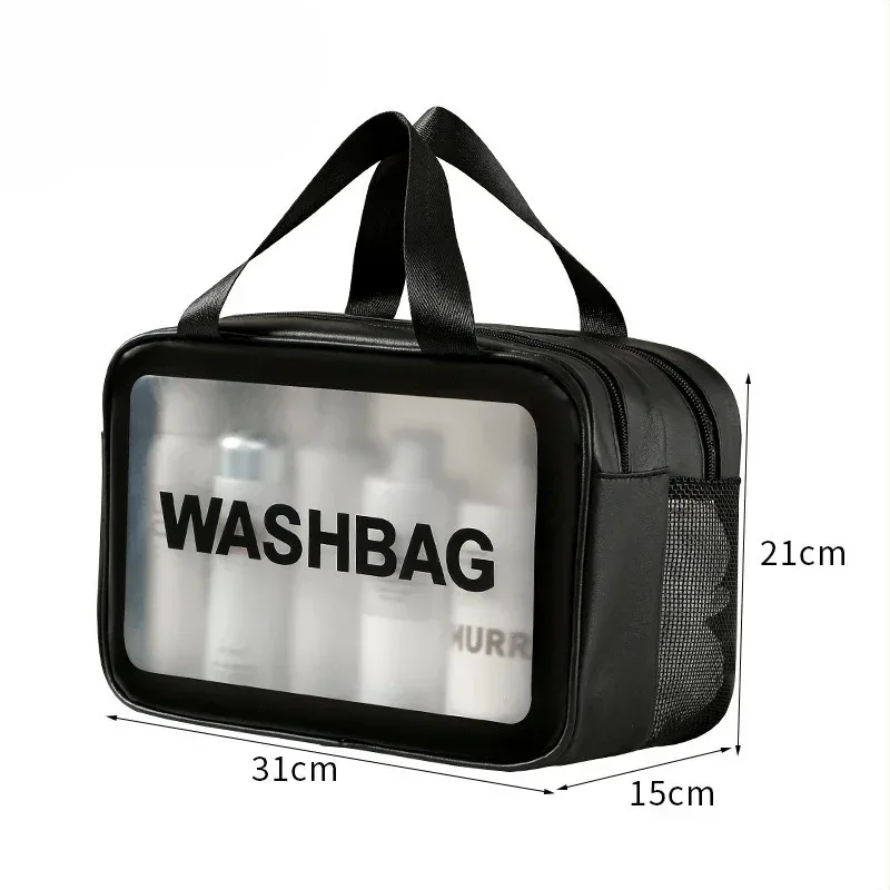 sac de maquillage séparé pour articles humides et secs, trousse de toilette portable, sac de rangement grande capacité pour essentiels de voyage, fitness et natation