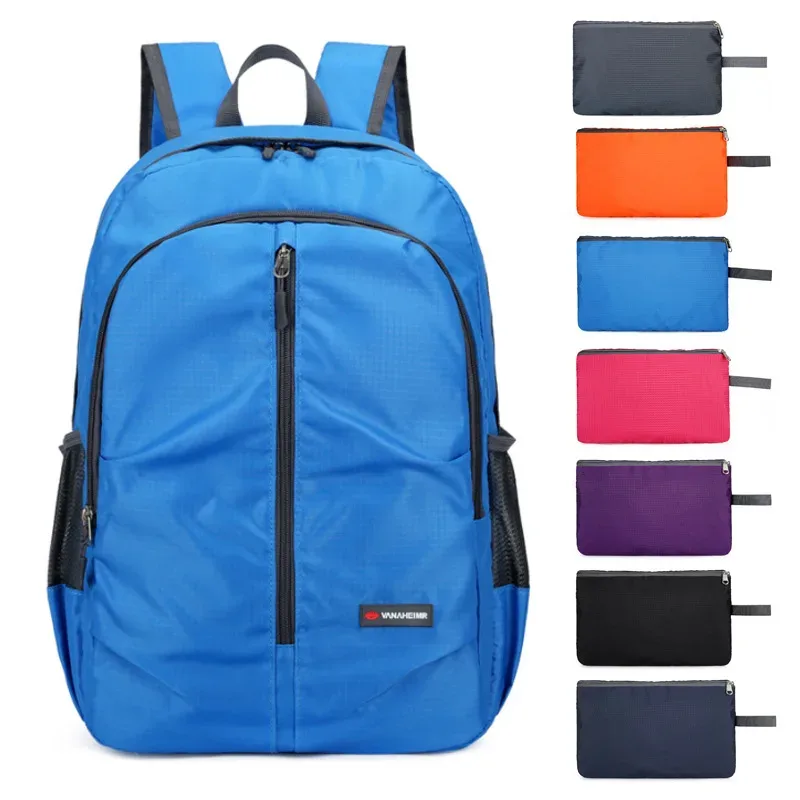 sac à dos extérieur ultraléger pliable pour hommes et femmes, sac à dos étanche, sac de jour, camping, voyage, randonnée, pêche, cyclisme, 30l