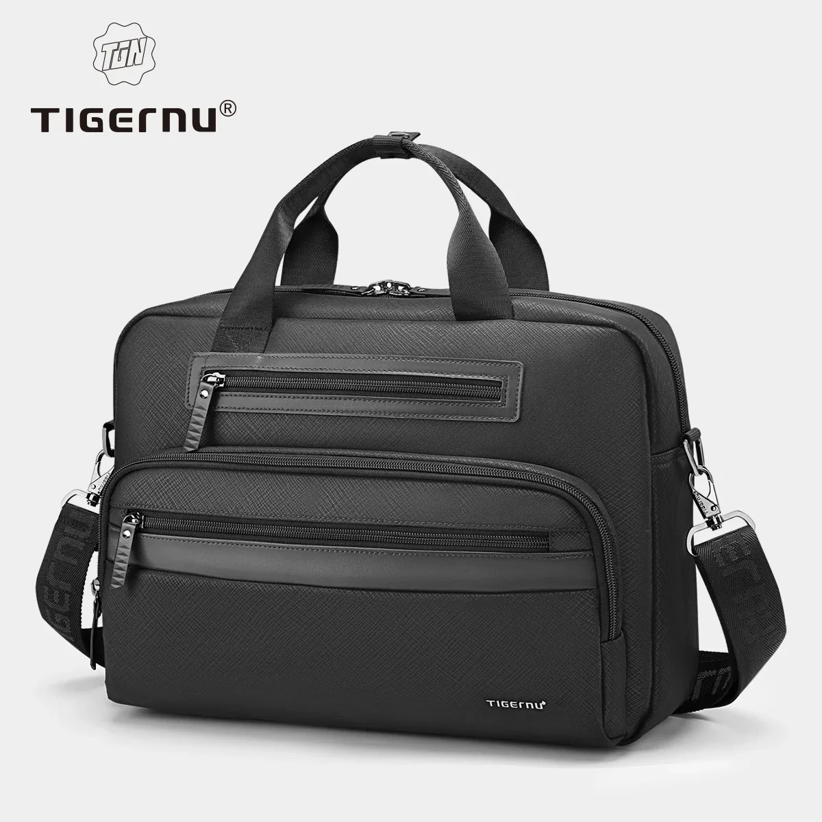 Tigernu porte-documents sacs hommes pochette d'ordinateur sac à main 12-14 pouces décontracté Vintage porte-documents ordinateur portable sac à main sacs pour affaires Connect série