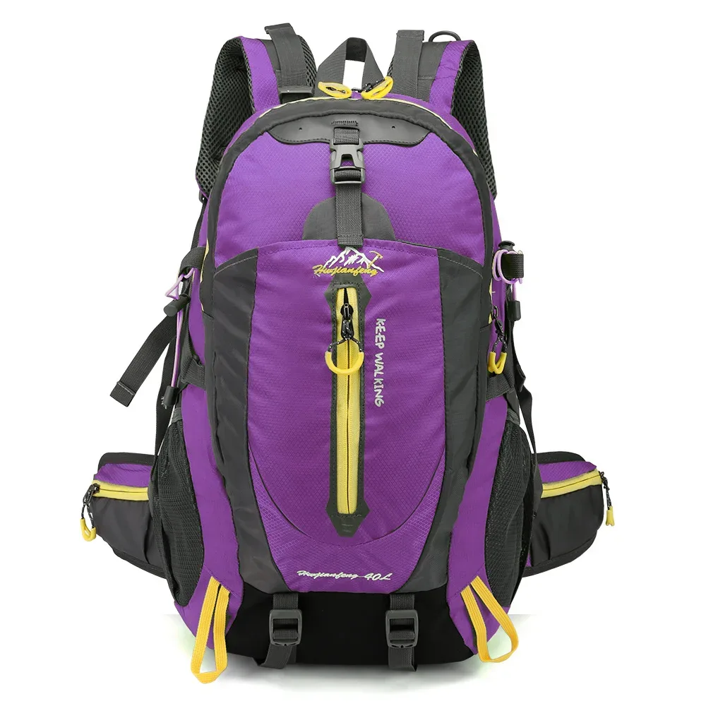 sac à dos camp randonnée ordinateur portable sac à dos trekking escalade sacs à dos pour hommes femmes 40l résistant à l'eau voyage