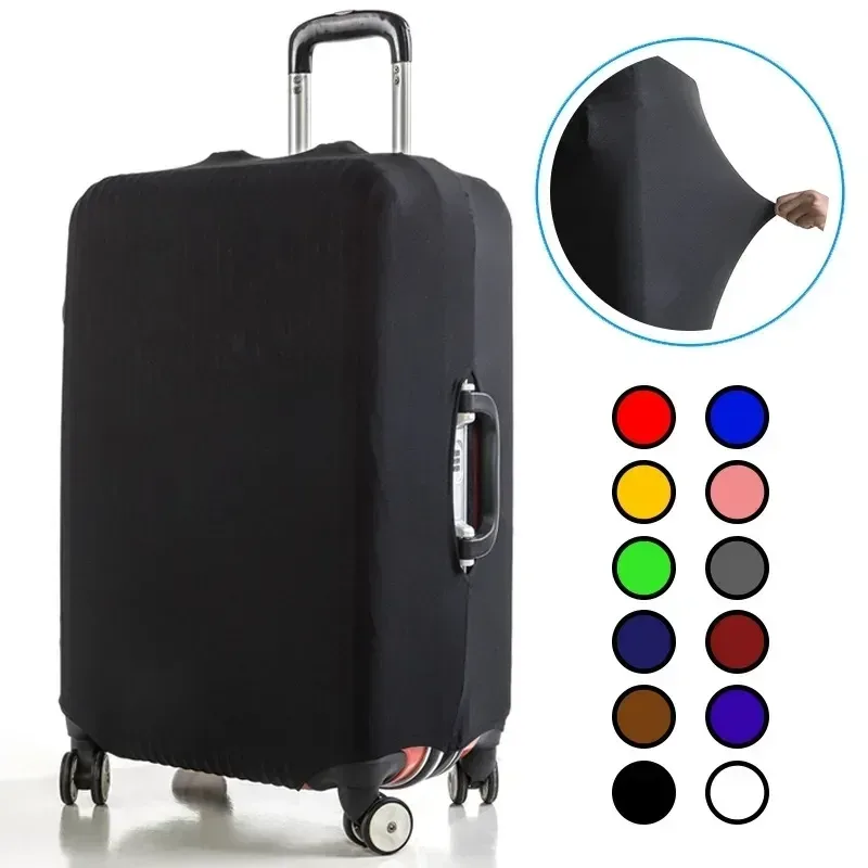 housse de protection pour bagages en tissu extensible, housse anti-poussière pour valise, adaptée aux valises de 18 à 32 pouces, organisateur de voyage