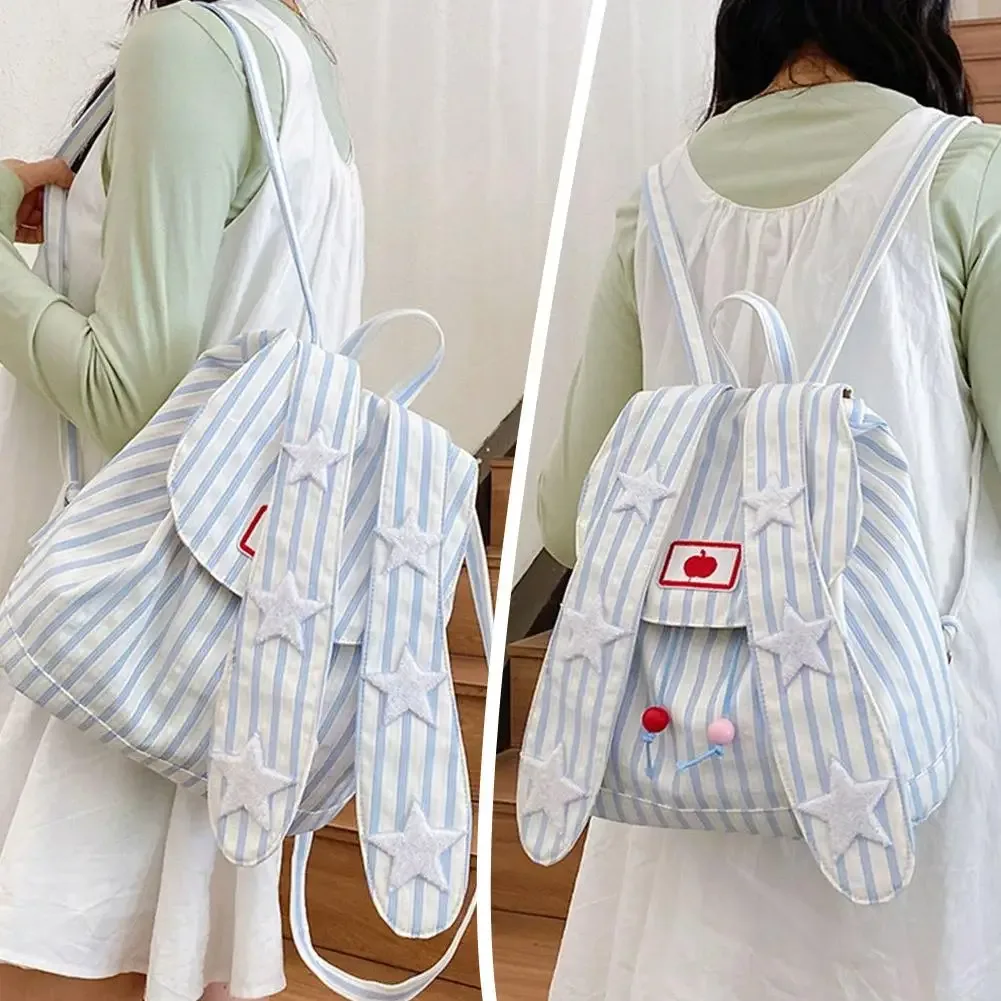 sac à dos mode dame haute capacité sac à dos à la mode, décontracté, lapin filles sacs d'école pour ordinateur portable mignon fille voyage livre sac