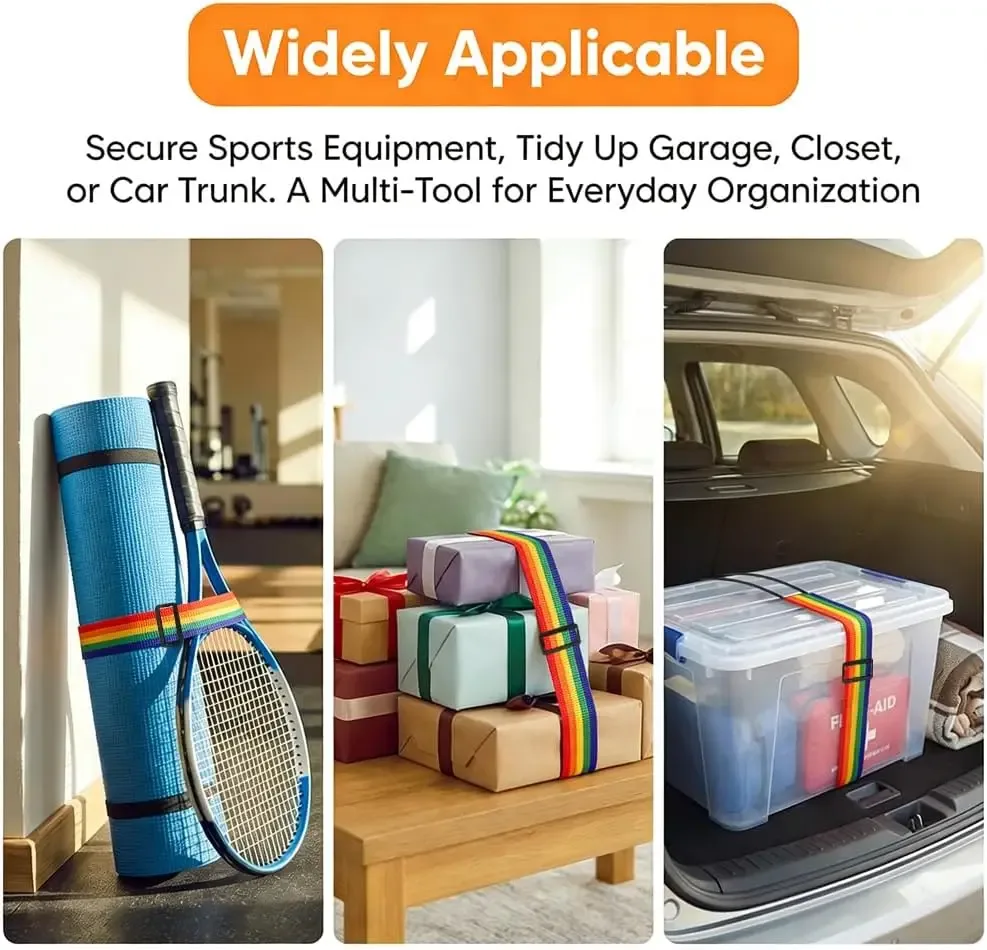 sangle élastique réglable pour bagages, 1/2 pièces, ceintures de sécurité pour valises, accessoires de voyage
